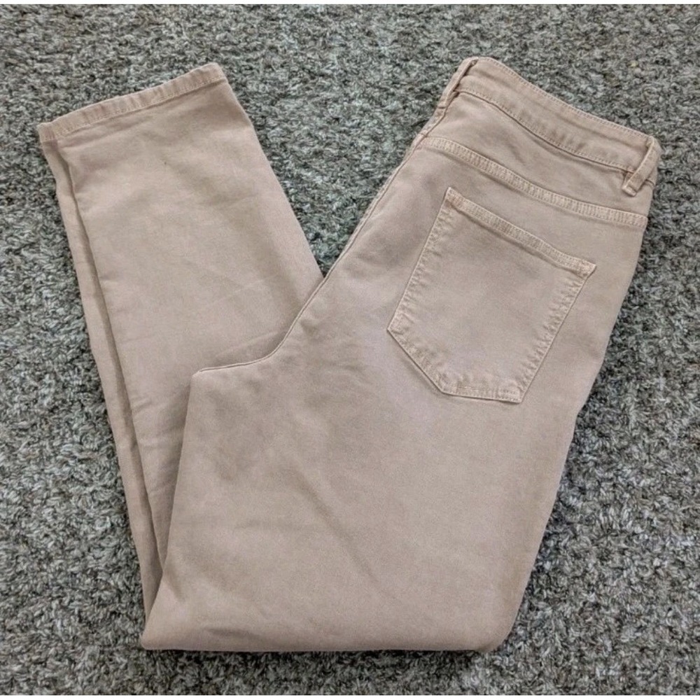 Asos Denim High Rise Jeans‎ Women's 32 Waist / 28 Inseam Light Taupe Color